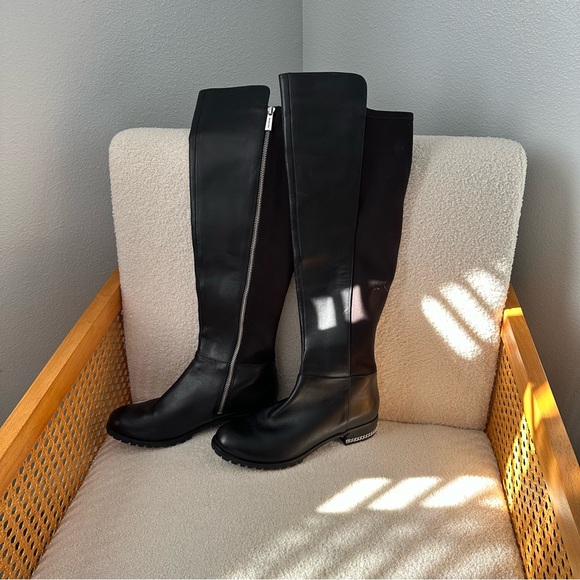 Michael Kors Black Over the Knee Boots - Picture 1 of 6